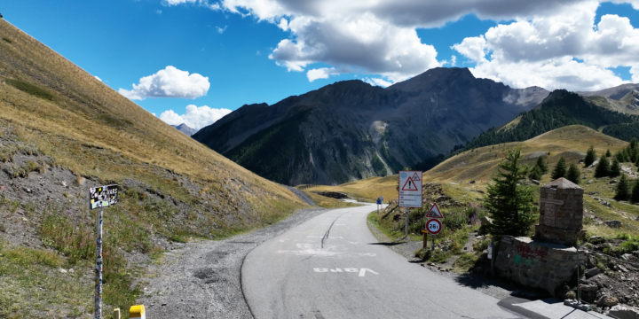 Col de Vars – the border pass between the Hautes-Alpes and Alpes-de-Haute-Provence departments